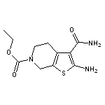 ethyl 2-amino-3-(aminocarbonyl)-4,7-dihydrothieno[2,3-c]pyridine-6(5H)-carboxylate