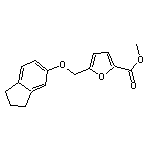 methyl 5-[(2,3-dihydro-1H-inden-5-yloxy)methyl]-2-furoate