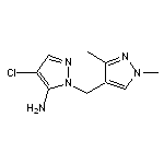 4-chloro-1-[(1,3-dimethyl-1H-pyrazol-4-yl)methyl]-1H-pyrazol-5-amine