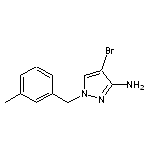 4-Bromo-1-(3-methylbenzyl)-1H-pyrazol-3-amine