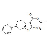 Ethyl 2-Amino-6-phenyl-4,5,6,7-tetrahydro-1-benzothiophene-3-carboxylate
