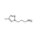 3-(4-Methyl-1H-pyrazol-1-yl)-1-propanamine