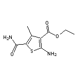 Ethyl 2-amino-5-carbamoyl-4-methylthiophene-3-carboxylate