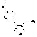 [3-(4-methoxyphenyl)-1H-pyrazol-4-yl]methylamine HCl