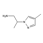 [2-(4-methyl-1H-pyrazol-1-yl)propyl]amine