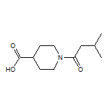 1-(3-Methylbutanoyl)piperidine-4-carboxylic Acid