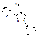 1-Phenyl-3-(2-thienyl)pyrazole-4-carbaldehyde