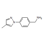 1-[4-(4-Methyl-1H-pyrazol-1-yl)phenyl]methanamine