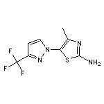 4-methyl-5-[3-(trifluoromethyl)-1H-pyrazol-1-yl]-1,3-thiazol-2-amine