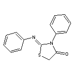 (2Z)-3-phenyl-2-(phenylimino)-1,3-thiazolidin-4-one