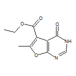 Ethyl 6-Methyl-4-oxo-3,4-dihydrofuro[2,3-d]pyrimidine-5-carboxylate