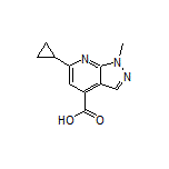 6-Cyclopropyl-1-methyl-1H-pyrazolo[3,4-b]pyridine-4-carboxylic Acid