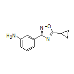 3-(5-Cyclopropyl-1,2,4-oxadiazol-3-yl)aniline