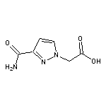 2-(3-Carbamoyl-1H-pyrazol-1-yl)acetic acid