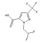 1-(2,2-Difluoroethyl)-3-(trifluoromethyl)-1H-pyrazole-5-carboxylic Acid
