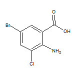 2-Amino-5-bromo-3-chlorobenzoic Acid