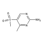 4-methyl-5-(methylsulfonyl)-2-pyrimidinamine