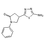 4-(5-amino-1,3,4-thiadiazol-2-yl)-1-phenylpyrrolidin-2-one