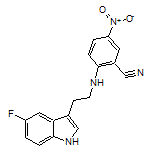 2-[[2-(5-Fluoro-1H-indol-3-yl)ethyl]amino]5-nitrobenzonitrile
