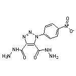 1-(4-nitrophenyl)-1H-1,2,3-triazole-4,5-dicarbohydrazide