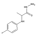 2-[(4-iodophenyl)amino]propanohydrazide