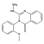 2-hydrazino-3-(2-methoxyphenyl)quinazolin-4(3H)-one