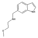 N-(1H-indol-6-ylmethyl)-N-(2-methoxyethyl)amine