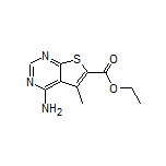 Ethyl 4-Amino-5-methylthieno[2,3-d]pyrimidine-6-carboxylate