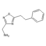 [5-(2-phenylethyl)-1,2,4-oxadiazol-3-yl]methylamine