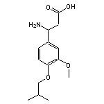3-amino-3-(4-isobutoxy-3-methoxyphenyl)propanoic acid