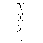 4-{1-[(cyclopentylamino)carbonyl]piperidin-4-yl}benzoic acid