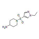 1-((1-Ethyl-1H-pyrazol-4-yl)sulfonyl)piperidin-4-amine
