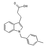 3-[1-(4-methylbenzyl)-1H-indol-3-yl]propanoic acid