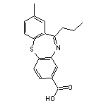 2-methyl-11-propyldibenzo[b,f][1,4]thiazepine-8-carboxylic acid