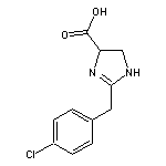 2-(4-chlorobenzyl)-4,5-dihydro-1H-imidazole-4-carboxylic acid