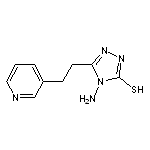 4-amino-5-(2-pyridin-3-ylethyl)-4H-1,2,4-triazole-3-thiol