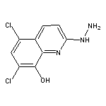 5,7-dichloro-2-hydrazino-8-quinolinol