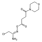 (1E)-2-chloro-N’-[(4-morpholin-4-yl-4-oxobutanoyl)oxy]ethanimidamide