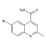 6-bromo-2-methylquinoline-4-carboxamide