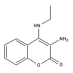 3-amino-4-(ethylamino)-2H-chromen-2-one