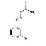 2-(3-Methoxybenzylidene)hydrazinecarbothioamide