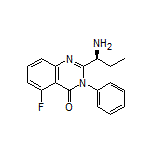 (S)-2-(1-Aminopropyl)-5-fluoro-3-phenylquinazolin-4(3H)-one