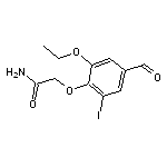 2-(2-Ethoxy-4-formyl-6-iodophenoxy)acetamide