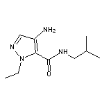 4-amino-1-ethyl-N-isobutyl-1H-pyrazole-5-carboxamide