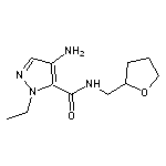 4-amino-1-ethyl-N-(tetrahydrofuran-2-ylmethyl)-1H-pyrazole-5-carboxamide