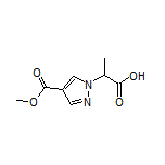 2-[4-(Methoxycarbonyl)-1-pyrazolyl]propanoic Acid