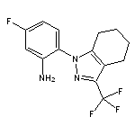 5-Fluoro-2-(3-(trifluoromethyl)-4,5,6,7-tetrahydro-1H-indazol-1-yl)aniline