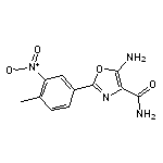 5-amino-2-(4-methyl-3-nitrophenyl)-1,3-oxazole-4-carboxamide