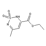 ethyl 5-methyl-2H-1,2,6-thiadiazine-3-carboxylate 1,1-dioxide