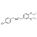 N-(4-chlorobenzyl)-N-[2-(3,4-diethoxyphenyl)ethyl]amine